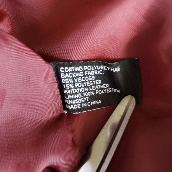 NWT A.N.A vegan LEATHER blazer jacket - Picture 7 of 9